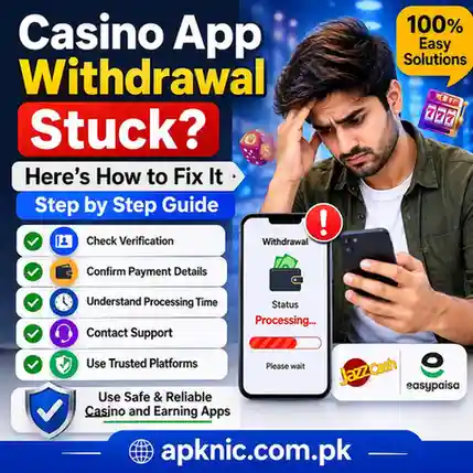 Casino App Withdrawal is stuck